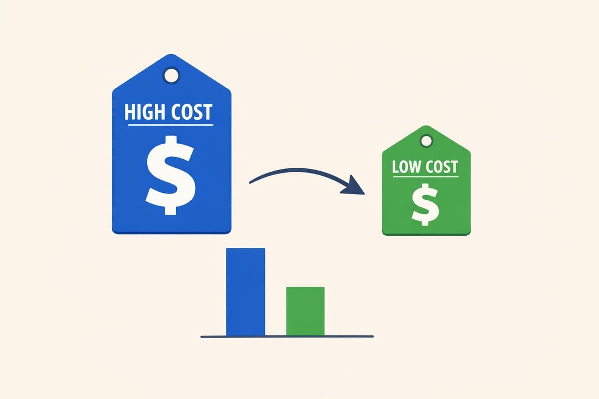 Illustration showing the cost difference between newspapers in different New York counties
